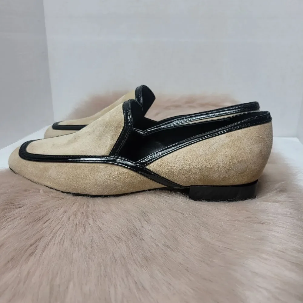 Donald Pliner Women's Rezza Smoking Slip-On Loafers Shoes Size 8.5